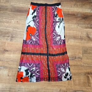 Chicos Floral Maxi Skirt